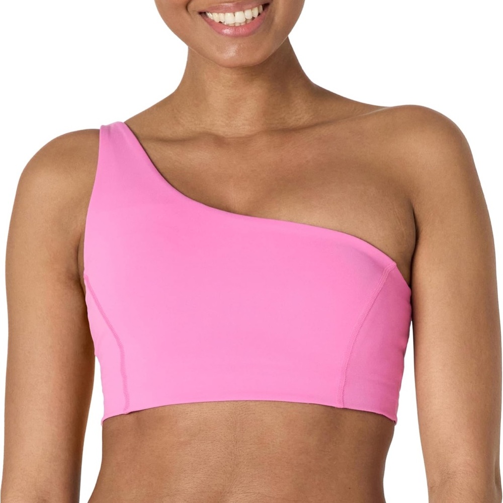 Amazon Essentials Women's Active FormFlex Light Support One Shoulder Sports Bra